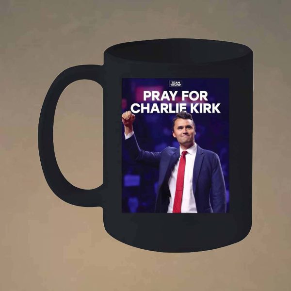 Trump War Room Praying for Charlie Kirk Mug