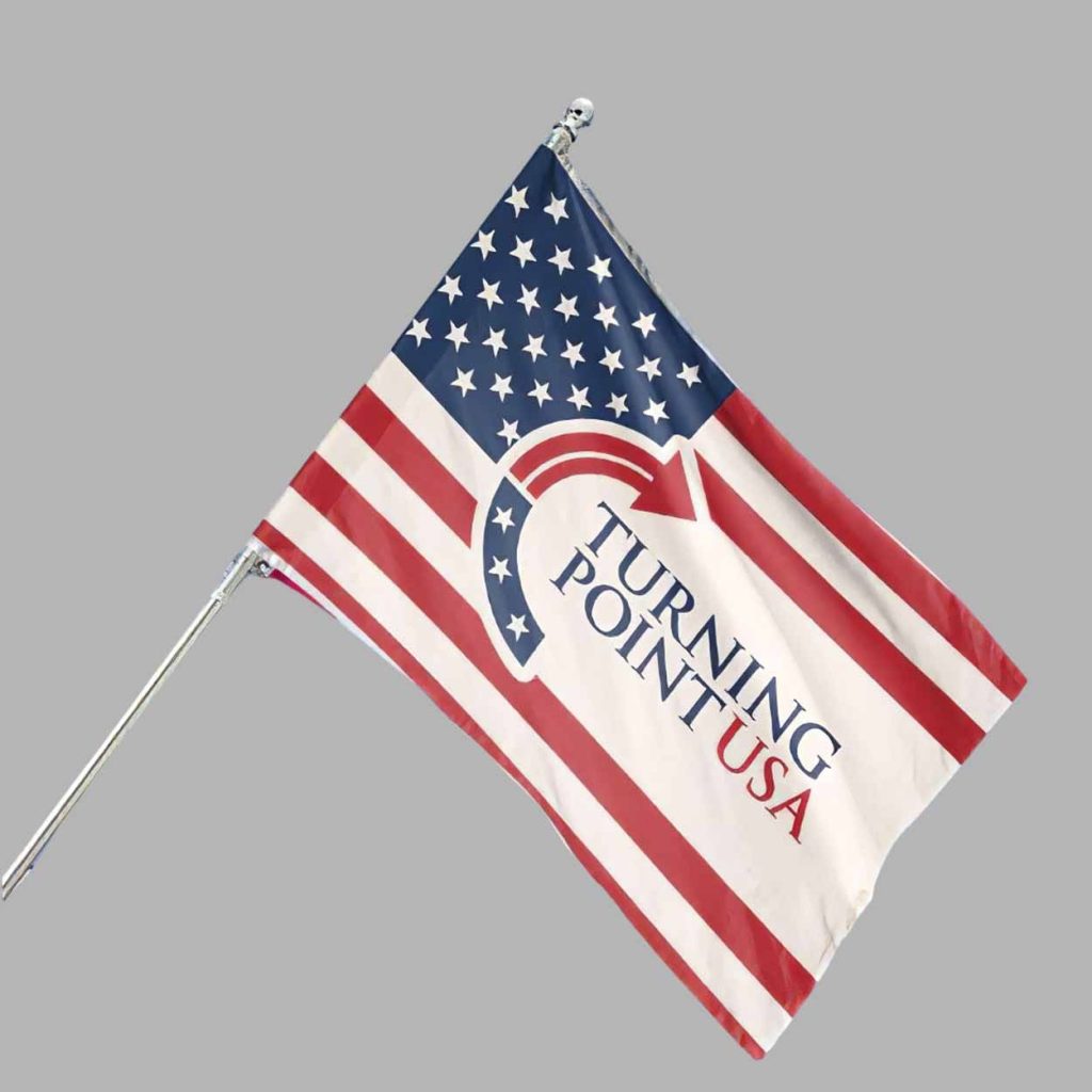 Turning Point USA RIP Memorial Charlie Kirk Flag 1