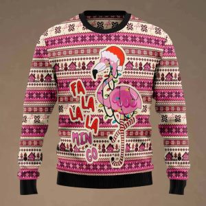Flamingo Ugly Christmas Sweater 2