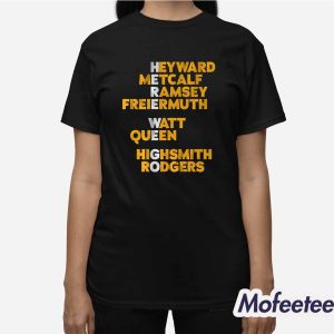Pittsburgh Here We Go Names Shirt 3