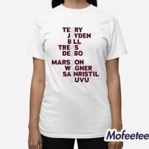 Washington Raise Hail Names Shirt 3