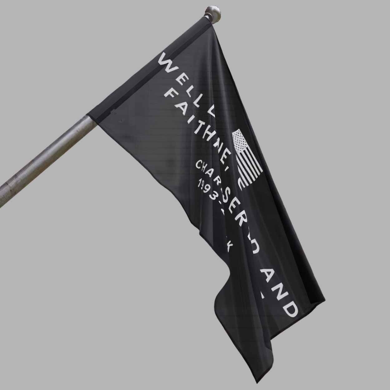 Well Done Good And Faithful Servant Charlie Kirk 1993 2025 Flag Well Done Good And Faithful Servant Charlie Kirk 1993 2025 Flag