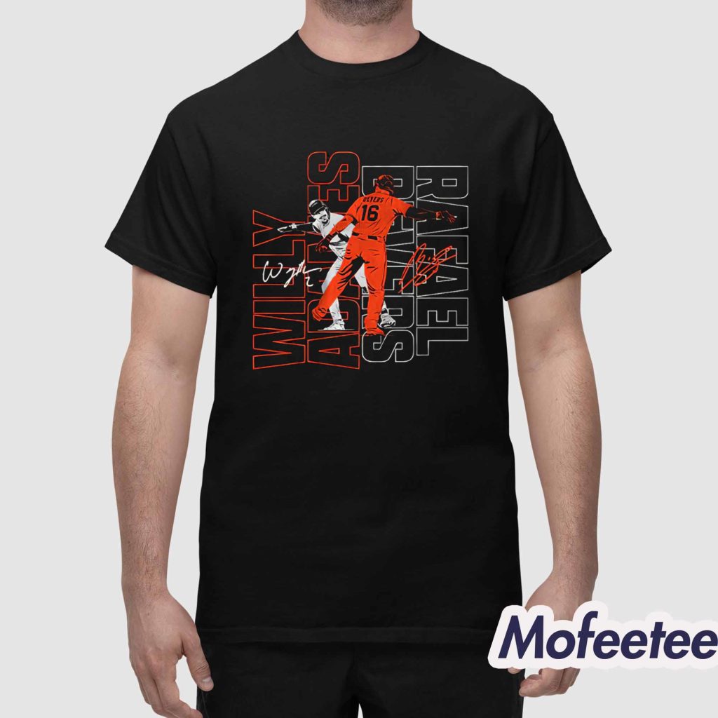 Willy Adames Rafael Devers Dap Up Shirt 1