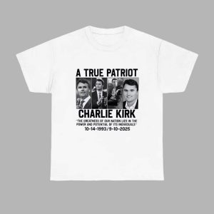 A True Patriot Charlie Kirk USA Shirt 1