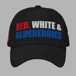 Red White And Blueberries Hat Cap