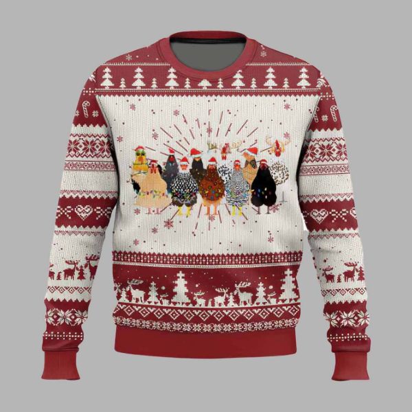 Xmas Farm Animals Ugly Christmas Sweater