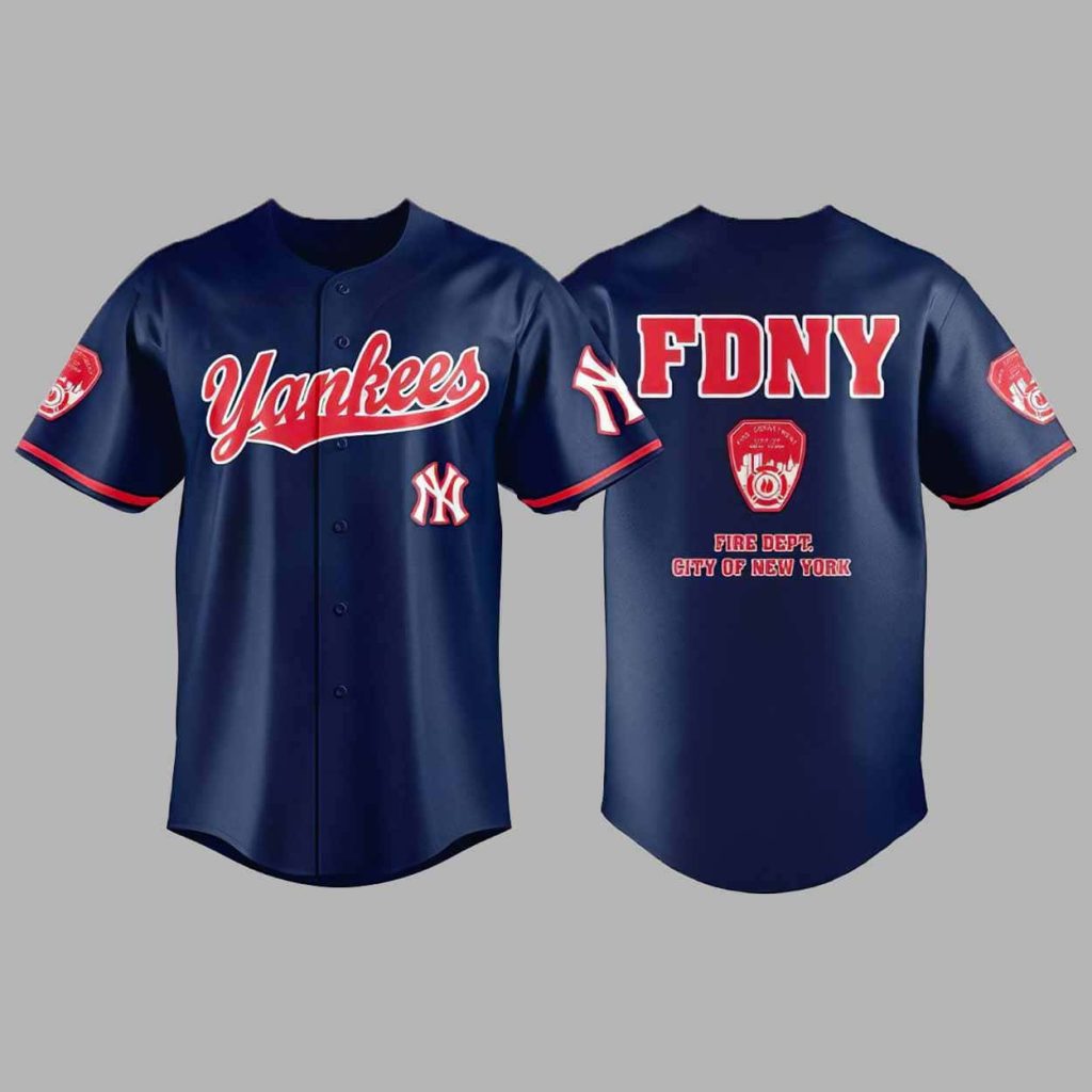 Yankees FDNY Fire Dept City Of New York 2025 Jersey 1