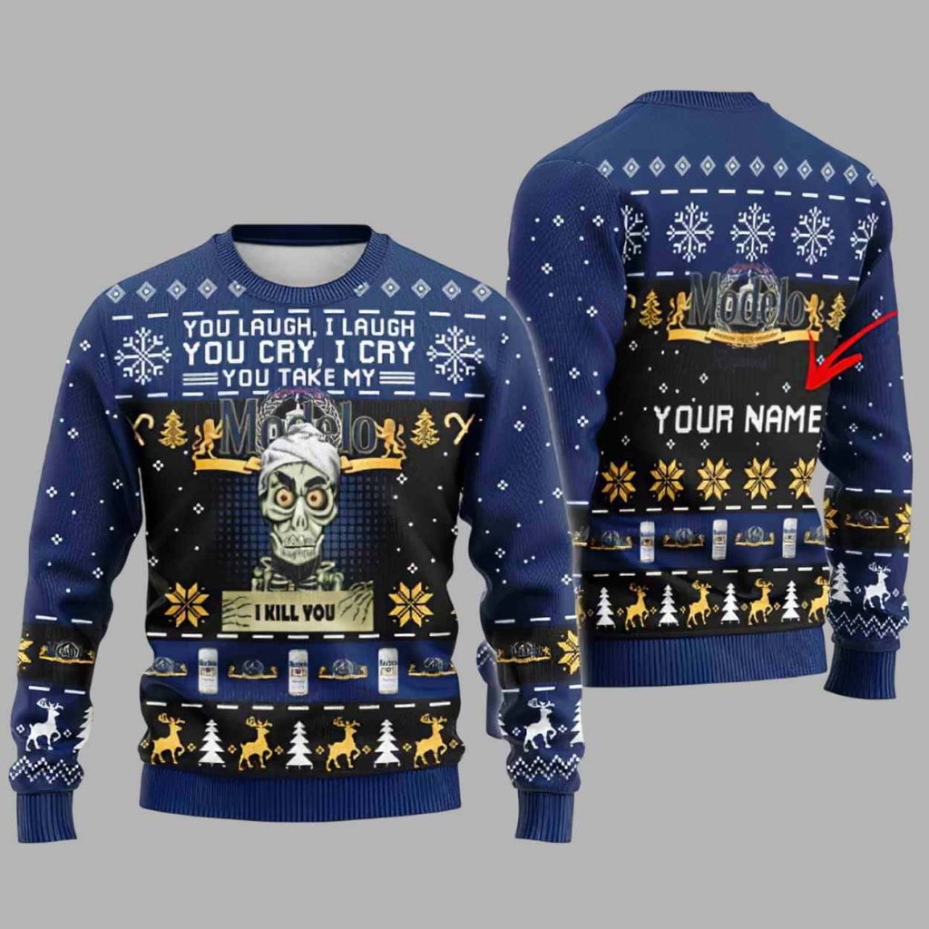 You Take My Modelo Negra Ugly Christmas Sweater 1