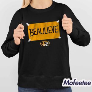 Missouri Football Beau Pribula Believe Shirt 4