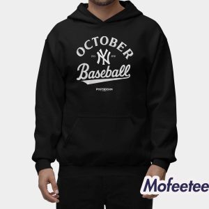 NY Yankees October Baseball Old Patch Post Season 2025 Shirt 2 NY Yankees October Baseball Old Patch Post Season 2025 Shirt 3