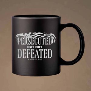 Persecuted But Not Defeated Charlie Kirk Mug 2