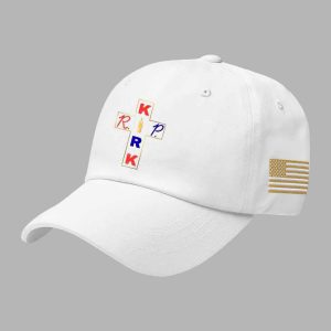 RIP Charlie Kirk Print Baseball Hat1 3
