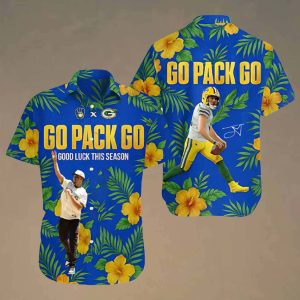 Brewers x Packers Go Pack Go Good Luck This Season 2025 Hawaiian Shirt 3