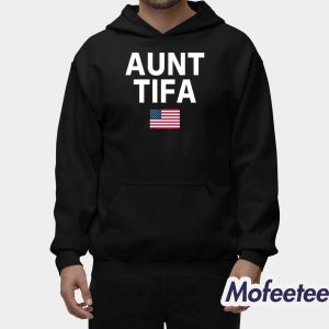 Aunt Tifa American Flag Shirt 1 Aunt Tifa American Flag Shirt 2