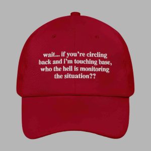 Wait If Youre Circling Back And Im Touching Base Who The Hell Is Monitoring The Situation Hat 2