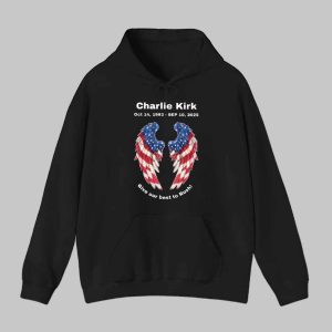 Charlie Kirk Oct 14 1993 Sep 10 2025 Give Our Best To Rush Shirt 2