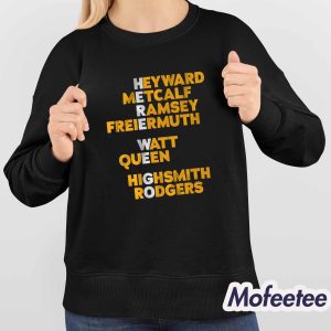 Pittsburgh Here We Go Names Shirt 4