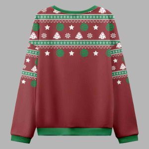 He Is Rizzin Jesus Dunks Ugly Christmas Sweater 3