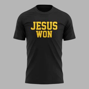 Hawkeye Football x JESUS WON 2025 Shirt 2