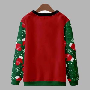 Sexy Santa Abs Ugly Christmas Sweater 3