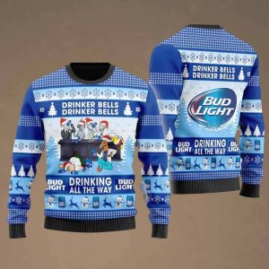 Drinker Bells Bud Light Ugly Christmas Sweater 2