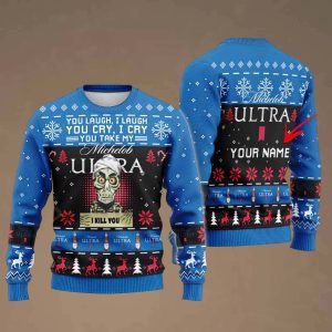 You Take My Michelob ULTRA Ugly Christmas Sweater 2