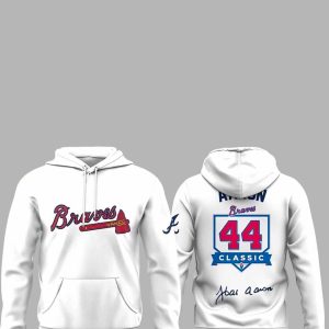 Braves Hank Aaron 44 Classic Shirt Hoodie 2