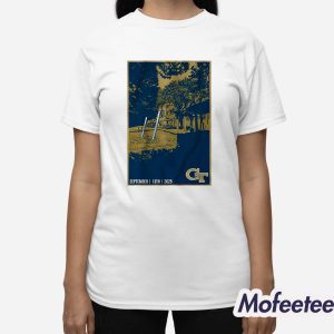 Georgia Tech Yellow Jackets The Goalposts Have Left The Building September 13TH 2025 Shirt 3