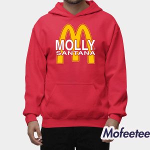 Molly Santana V2 Yellow On Red Shirt 2
