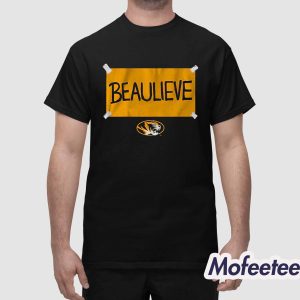 Missouri Football Beau Pribula Believe Shirt 1