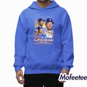 Dodgers Clayton Kershaw 2008 2025 Thank You For The Memories Shirt 2