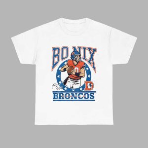 Bo Nix Denver Broncos Player Signature Shirt 1