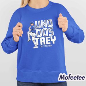 Trey Yesavage Uno Dos Trey Shirt 4