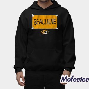 Missouri Football Beau Pribula Believe Shirt 2