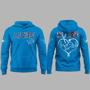 Detroit Lions Nurses Night 2025 Shirt Hoodie 2