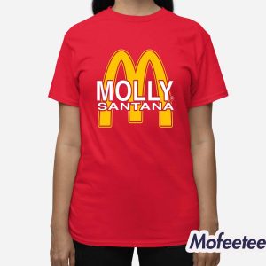 Molly Santana V2 Yellow On Red Shirt 3