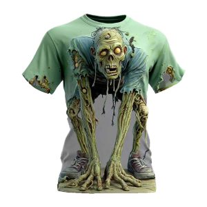 Halloween Men’s Optical Illusion Zombies Shirt