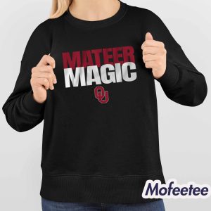 Oklahoma Football John Mateer Magic Shirt 4