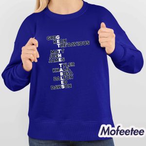 Buffalo Get The Tables Names Shirt 4