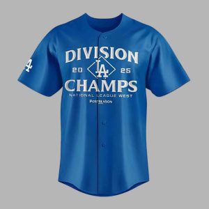 Dodgers Division 2025 Champions We Are So Back Jersey 2