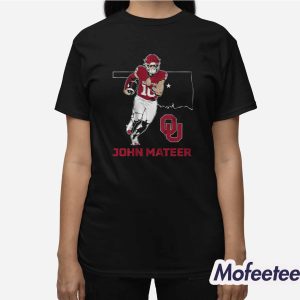 Oklahoma Football John Mateer State Star Shirt 3