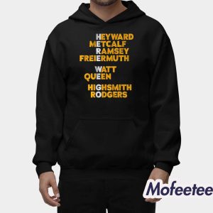 Pittsburgh Here We Go Names Shirt 2