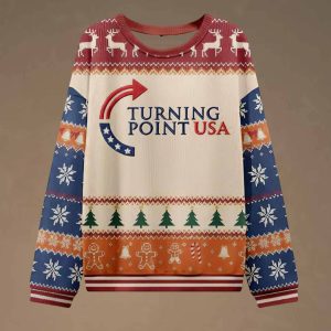 Charlie Kirk Turning Point USA Ugly Christmas Sweater 2