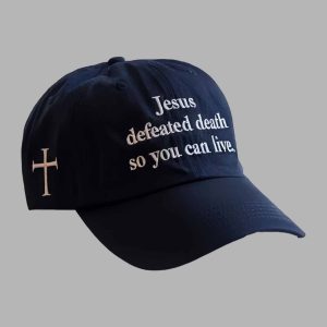 Charlie Kirk Jesus Defeated Death so You Can Live Hat
