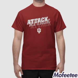 Indiana Football Attack Attack Attack Shirt 1