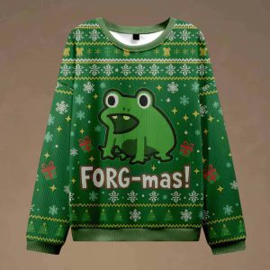 Funny Forg Japan Ugly Christmas Sweater 2
