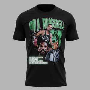 Christian Gonzalez Bill Russell Remarkable Tribute Shirt 1 Christian Gonzalez Bill Russell Remarkable Tribute Shirt 2