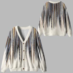 Japanese Pattern Ugly Cardigan Sweater Japanese Pattern Ugly Cardigan Sweater