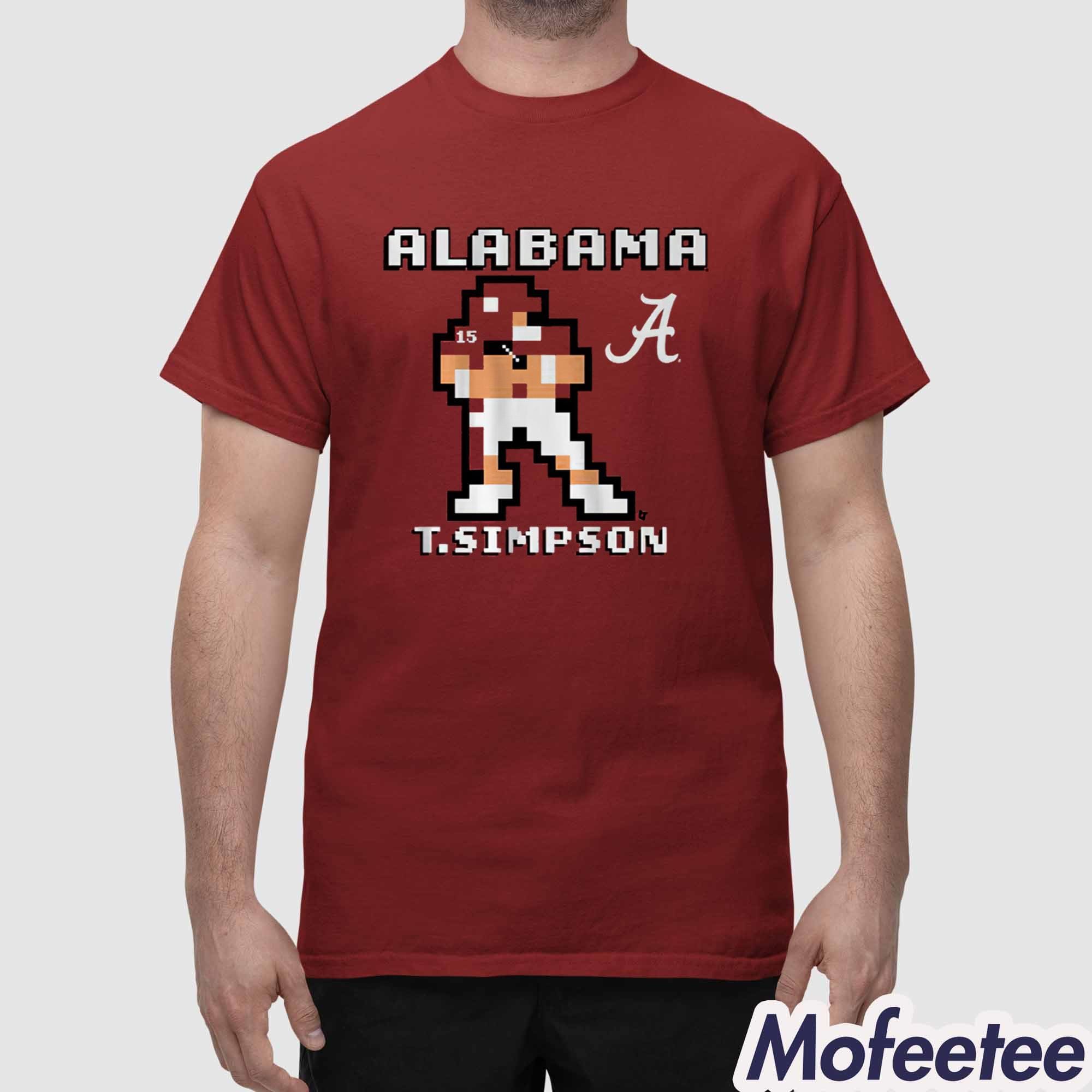 Alabama Football Ty Simpson Retro Baller Shirt Alabama Football Ty Simpson Retro Baller Shirt