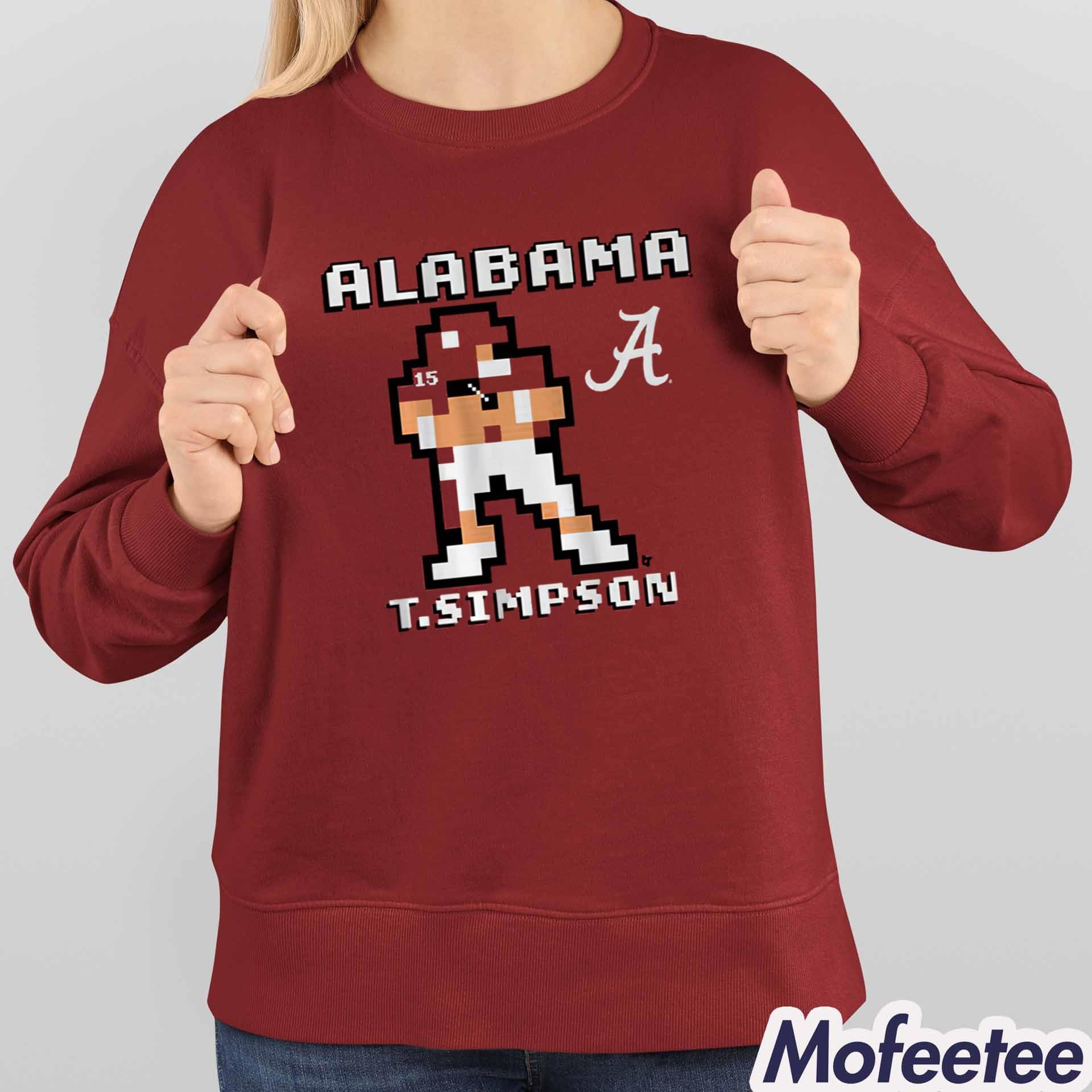 Alabama Football Ty Simpson Retro Baller Shirt Alabama Football Ty Simpson Retro Baller Shirt